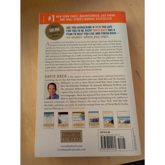 🦃Start Late, Finish Rich by David Bach - Picture 2 of 2